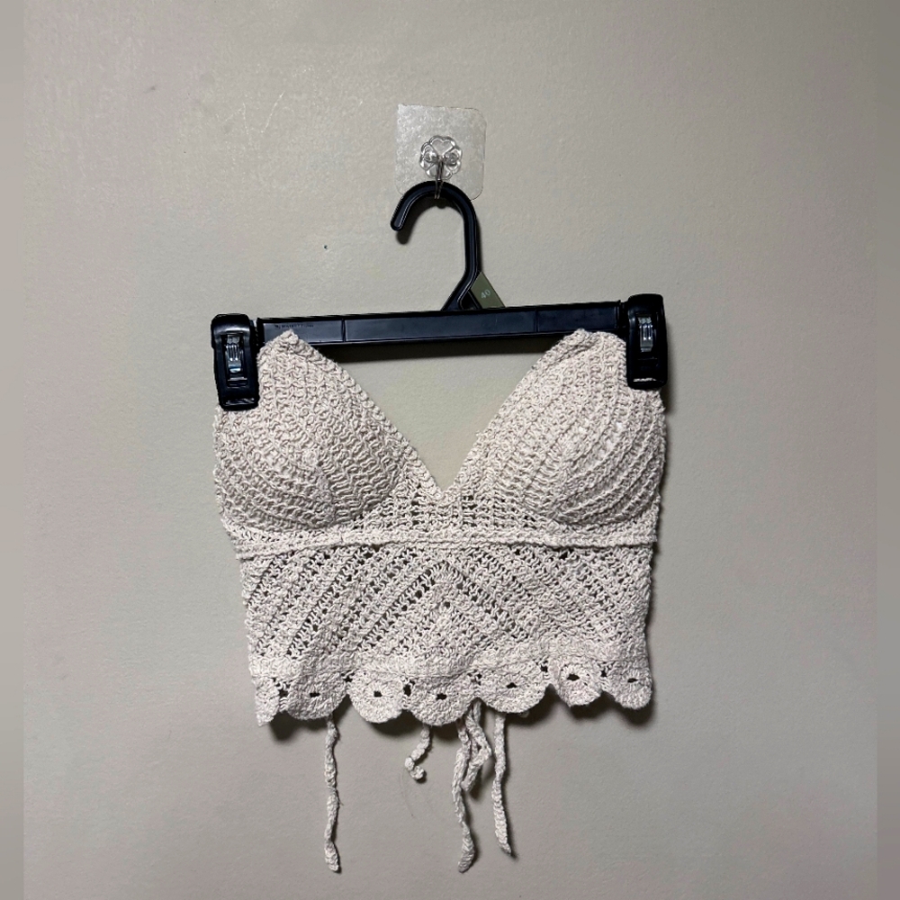 Size Small Cream Halter Top From Amazon
